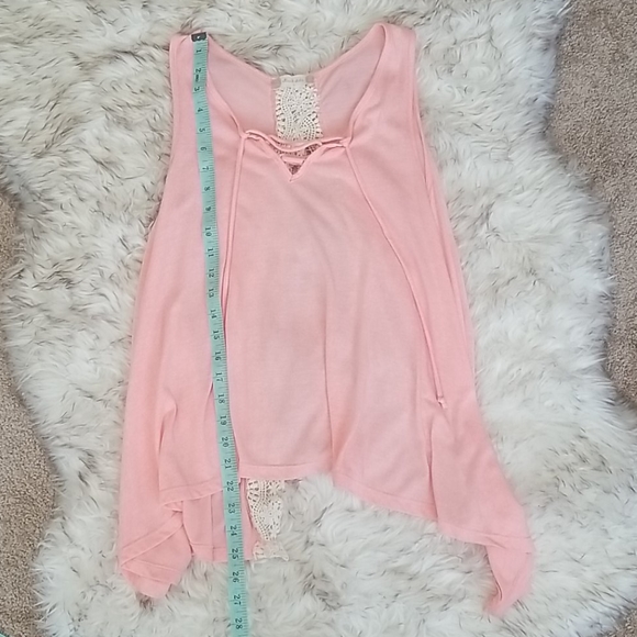 *Last Chance* Open Back Coral Tank Top - Picture 2 of 3